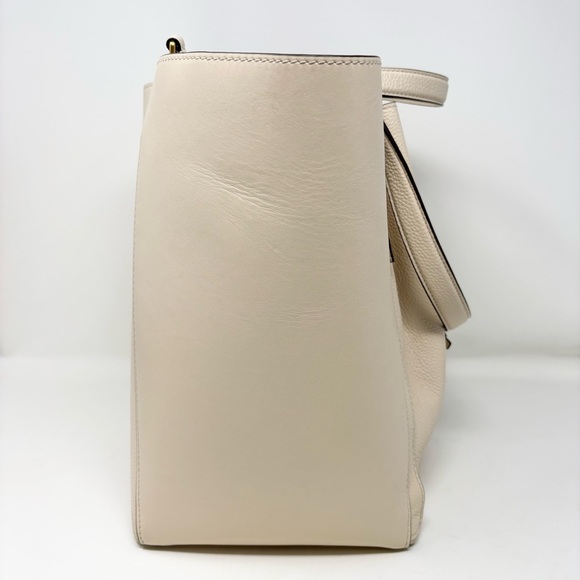 Tory Burch Oversized McGraw Dragonfly Bag in Brie Leather - Picture 8 of 16